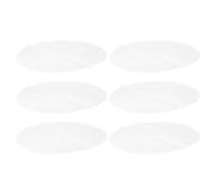 6pcs Silicone Steamer Mat Reusable Non Stick Liner for Buns | Easy Release, Fits Multiple Steamers, White round Pad, for Dumplings, Meal Prep, Oven Baking