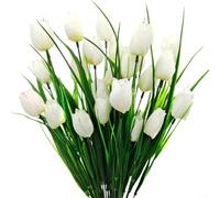 6Pcs Silk Tulip Flowers For Indoor Outdoor Use Wedding Events Home Styling With Fine Craftsmanship And Long Term Display Ability(A)
