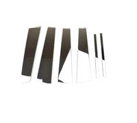6PCS Silver Chrome Plated Pillar Post Window Door Side Trim Cover Decal Sticker For Daihatsu For Altis 2007-2011 LIANGYIMEI