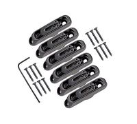 6pcs Single Pieces Bridge Saddles Tailpiece for 4 String Bass Guitar Spare Parts Single Saddle Bridge Saddlebag