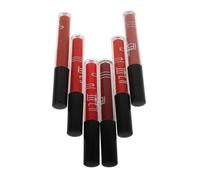 6pcs Six Piece Lip Gloss Set Velvet Matte Finish for Students | Fine Texture, Easy Application, Compact Portable Design, Liquid Formula, Practical Makeup Accessory
