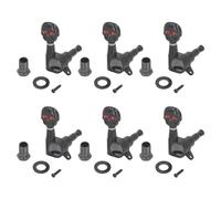 6PCS Skull Guitar Tuning Pegs Cool Skull Design Machine Head Tuners Sturdy Metal Guitar String Tuner for Most Electric and Acoustic Guitars