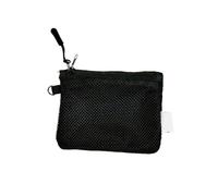 6pcs Small Cosmetic Bag Double Zipper Mesh Earphone Protection Bag Mini Makeup Storage Pouch Coin Pouch Lipstick Bags, Black, One Size