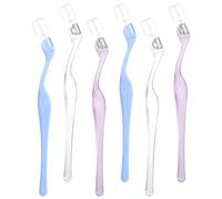 6pcs Small Eye Brow Razors For Women, Portable Mini Eyebrow Razor Trimmer, Face Razors Eyebrow Shaver For Facial Hair Lip, Shaving Removal Tool With Precision Cover