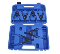 6PCS Snap Ring Pliers Set, Heavy Duty Internal External Retaining Ring Pliers, Adjustable Circlip Removal Tool with Straight Bent Tips, for Automotive and Household