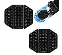 6pcs Snowboard Stomp Pads, Black Snowboard Grip Stomp Pad Provides Extra Grip