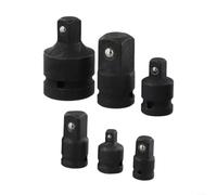 6PCS Socket Wrench Adapter Kit for Air For Impact Tools Supporting Standard Drive Size Transitions Like 3/8 to 1/2 and 1/2 to 3/4 Inch