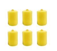6pcs Soft Magic Sponge Foam Hair Rollers DIY Hairdressing Tool Kit Women Styling Not Hurt Hair Heatless Curlers Hair Curlers(Yellow,4.0x7CM)