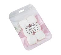 6pcs Soft Square Thumb Makeup Sponges Puff For Stylish Face Cosmetic Easy Application Suitable For Different Skin Type