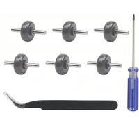 6Pcs Soleplate Wheels Replacement Fits for Dyson V6 V7 V8 V10 V11 V15 Drive Cleaner Head Rollers, Vacuum Attachment, Direct Wheel Roller Parts