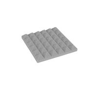 6pcs Sound Proof Foam Panels for Walls Decorative, 12" X 12" X 2" Noise Dampening Panels for Room, Pyramid Sound Panels(Grey)