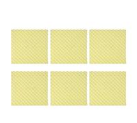 6Pcs Soundproof Foam Panels, Acoustic Sound Insulation Padding for Studio and Office, Flame Retardant Polyurethane Foam with Noise Reduction for Indoor Wall Treatment (50*50*2cm high density flame