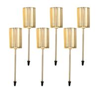 6pcs Spike Insert Candle Holder Iron for Christmas Tree Table Decor