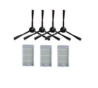 6PCS Sponge Hepa Filter 4PCS Side Brush Robot Vacuum Cleaner Parts Compatible With Chuwi Ilife V55 V50 V5 V5s V3 V3s V50 Pro X5 Accessories(4side brush 3hepa)