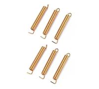 6pcs Spring Electric Guitar Bridge Parts Springs Metal Durable Easy to Install Instrument Bellows Instrumental Accessories