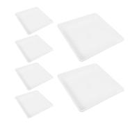 6pcs Square Plastic Paving Mould for Concrete and Cement Mix Walkway