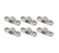 6Pcs Stainless Steel Awning Eyelets Wall Eyelets Sunshade Fixing Buckle for Caravan for Motorhome Tent RV Parts Accessories