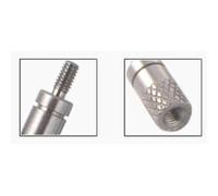 6pcs Stainless Steel Dial Indicator Extension Stem Rod Set, Precision Measurement Tool Accessories for M2.5 Indicators, Machinist and Engineering Workshop Equip
