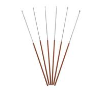 6pcs Stainless Steel Ear Spoon with Copper Wire Handle for Adult