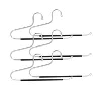 6pcs Stainless Steel Multipurpose Pants Hanger for Closet Storage