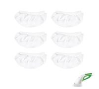 6Pcs Steam Mop Pads, Microfiber Steam Cleaner Pads for Handheld Steam Cleaner Compatible with Bissell Steam Shot,Pursteam, Dupray, Comforday Universal Washable Scrub
