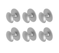 6pcs Steel Cabinets Pulls Auto Stick Hardware Simple Installs for Wardrobes Drawers Shower Door Decors Cabinets Knobs