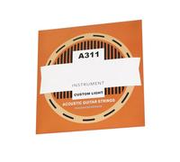 6Pcs Steel Folk Guitar 6 Strings Replacement Sets High Carbon Steel Acoustic Guitar Strings Kits For Folk Guitars