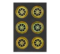 6pcs Stickers for Cellphone, Phone Protection Decal for Electronic Devices WiFi Smart Phones Tablets Laptops Computers TV Monitors