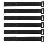 6PCS Straps 20x500mm, Reusable Nylon Cable Ties for Bike & Luggage | Heavy-duty with reinforced stitching, adjustable, secures helmets & cables for travel and outdoor use