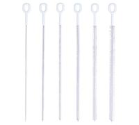 6pcs Straw Cleaner Brush Set, 12.6 Inch Cleaning Brush Extra Long Reusable Water Bottle Pipe Cleaner Bendable Cleaning Tool for Metal Silicone Plastic Glass Straws Tubes (White)