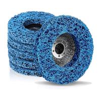 6PCS Strip Discs Stripping Wheel 125mm 5inch Durable Poly Paint Removal Disc For Angle Grinder Clean and Remove Paint Coating Rust Welds Oxidation (Blue)