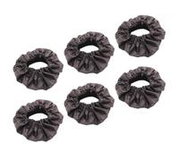 6pcs Stroller Wheel Dust Covers, Oxford Cloth Protectors for Umbrella Prams | Snug Fit for Large Wheels, Guards Furniture and Carpets, Easy Fitting and Removal, Black Finish