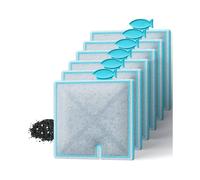 6Pcs Suitable for Aqueon Fish Tank Aquarium Filter Replacement Activated Carbon Filter Elements(M)