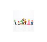 (6PCS) Super Mario Bros. Dolls Yoshi Peach Princess Luigi Odyssey Donkey Children's Gift