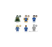 6PCS Superhero Minifigures Doctor Doom Human Torch Building Blocks for Kids Fit Lego
