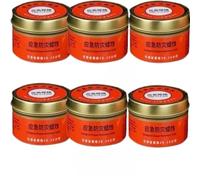 6PCS Survival Candle with Long Burning Time, 20-30 Hours Emergencies Candle in Tin Box, Great Disaster Prevention Light Source Gear for Survival, Camping, and Peace of Mind