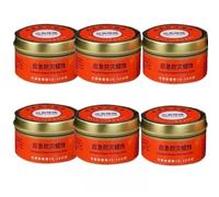 6PCS Survival Candles Long Burning, 20-30 Hours Emergencies Candle in Tin Box, Great Disaster Prevention Light Source Gear for Survival, Camping, and Peace of Mind