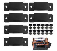 6Pcs Tape Measure Holder,Tape Measure Clip with Rivets Fixing Universal Bench,Tape Measures Belt Clip,Measuring Tape Clip for Belt,Tool Box,Tool Bag,Workbenches,Handbags,Garages
