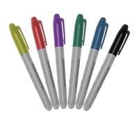 6Pcs Tattoo Stencil Pen 6 Color 5 Inch Handheld Quick Dry Plastic Tattoo Pen Professional Fade-Resistant Marker for Tattooing