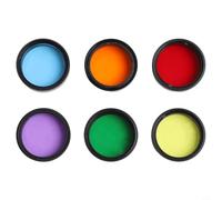 6Pcs Telescope Filters, 1.25 Inch Multi-Coated Nebula Filters with Storage Box for Astronomical Observation Lunar Planetary Photography