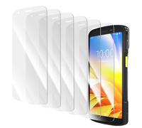 6PCS Tempered Glass Screen Protector for Zebra TC22 TC27 Barcode Scanner Handheld Mobile Computer Glass Protectors 9H Scratch-resistant HD Protective TC22 Screen Protector