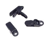 6pcs Tent Clamp Clips for Canvas and Covers Outdoors | Black Plastic, Barb Grip with Low Fabric Damage, Camping Use, for Awnings and Pool Cover Edges