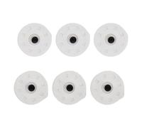 6pcs Toilet Seat Mounting Hardware Replacement 6mm Threaded Nut Washers Simple Installation For Hinges Stability Strong Toilet Seat Mounting Hardware
