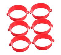 6pcs Traffic Cone Connectors Kit - Durable Road Safety Chain for Parking Lots & Construction Sites Easy Installation for Effective Traffic Management & Control