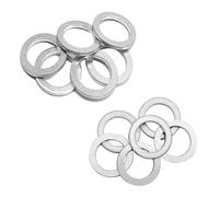 6pcs Transmission Fluid & 6pcs Rear Differential Oil Drain Plug Washer Gasket Seal - 20mm+18mm Replacement for Honda Acura Civic Accord Odyssey CRV Pilot Fit, OEM PN Part# 94109-2000 & 90471-PX4-000