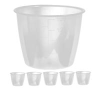 6pcs Transparent Rice Measuring Cups Measuring Cup for Rice and Dry Ingredients Easy to Clean with Scale for Precise Measurement The Kitchen