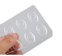 6PCS Transparent Silicone Gel Foot Corn Rings Soft Callus Cushions Bunion Protector Pads Back Heel Shoes Sticky Caps Remover