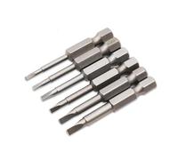 6Pcs Triangle Screwdriver Bits, 50mm Alloy Steel Hex Shank Driver Set TA1.8-3.0, for Electric Drill Power Tools Electronics Repair