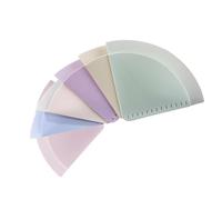 6Pcs Triangular Corner Bookmarks for Journal, 1Morandi Color