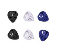 6pcs Triangular Guitar Pick Holder Durability ABS Materials Light Weight Portable For Musicians Guitar Accessories Pick Box
